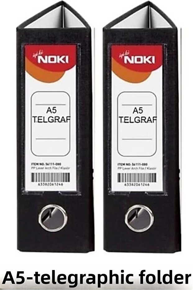 NOKI FOLDER TELEGRAPHIC BLACK (5 Pieces) - 2