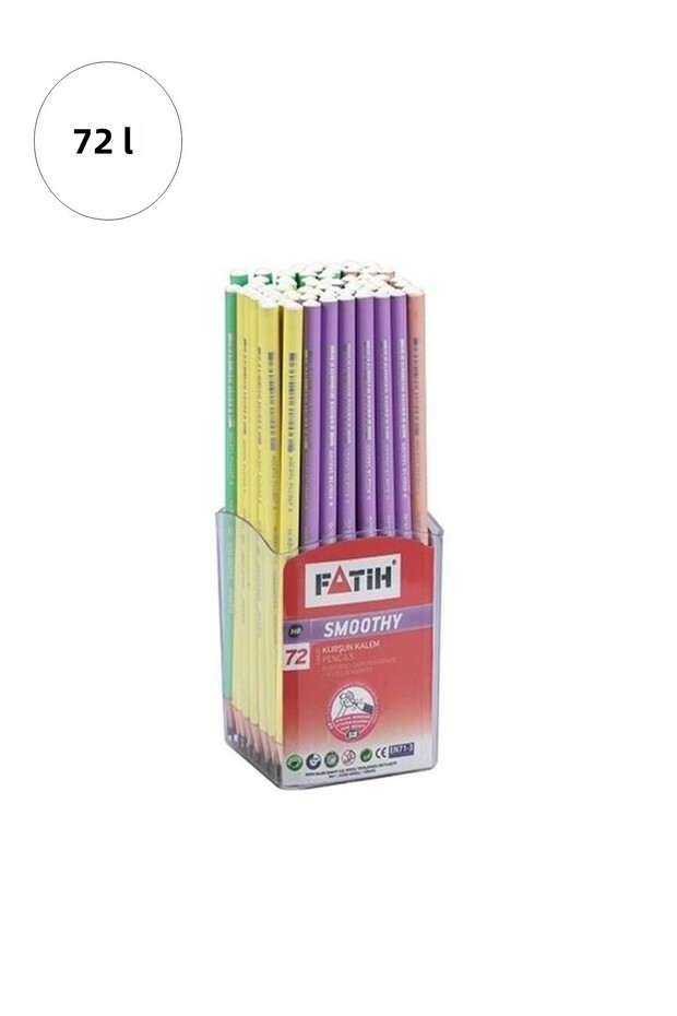 Pack of 72 Fatih Smoothy Pencils 72 Pieces