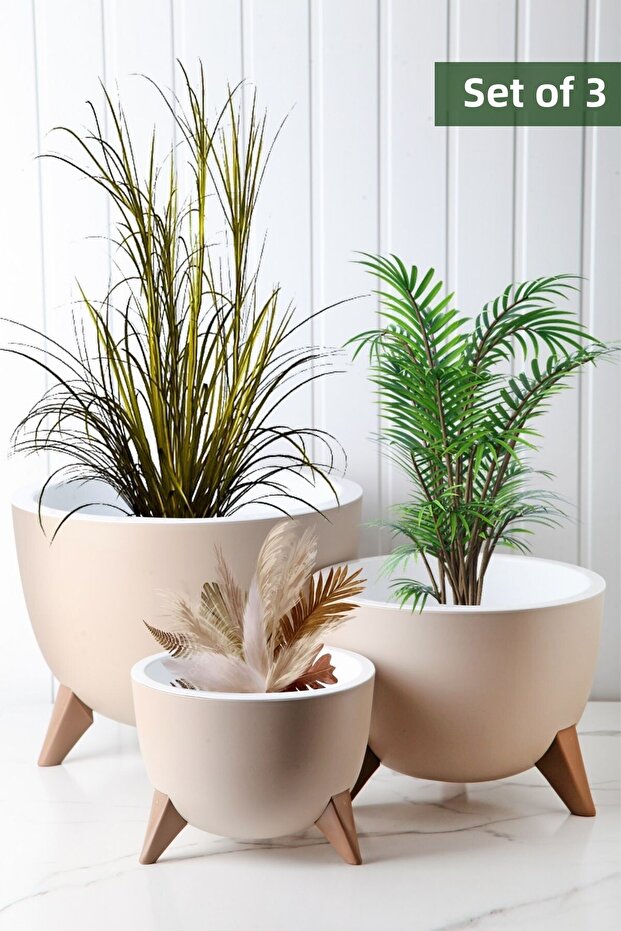Ufo Model 3-Piece Flower Pot Set