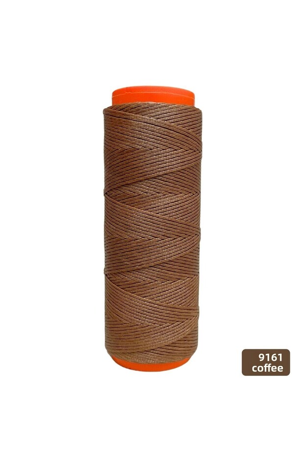 Waxed Thread 0.8 Mm-100 Mt Waxed Thread Jewelry Leather Hobby Saddler Thread Bag Thread, Brown