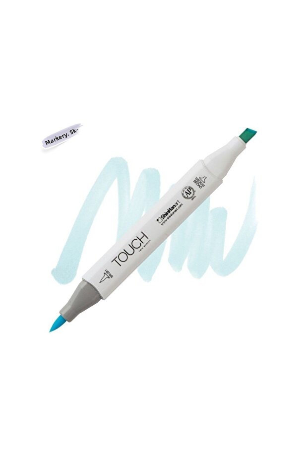 Touch Twin Brush Pen : Double Sided Marker : B182 Frost Blue