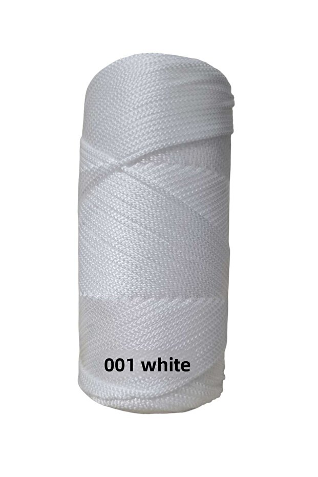 حبل مكرامية من البوليستر 200 جرام حبل مكرامية حقيبة حبل عداء حبل الحياكة رقم 4 - حبل مكرامية 1.4 ملم - 2