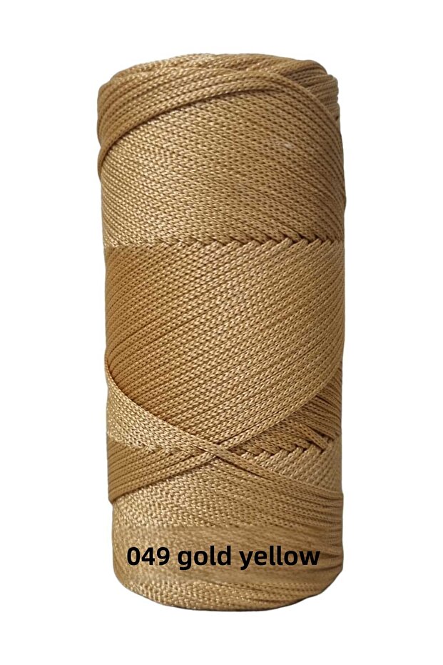 حبل مكرامية من البوليستر 200 جرام حبل مكرامية حقيبة حبل عداء حبل الحياكة رقم 4 - حبل مكرامية 1.4 ملم - 2