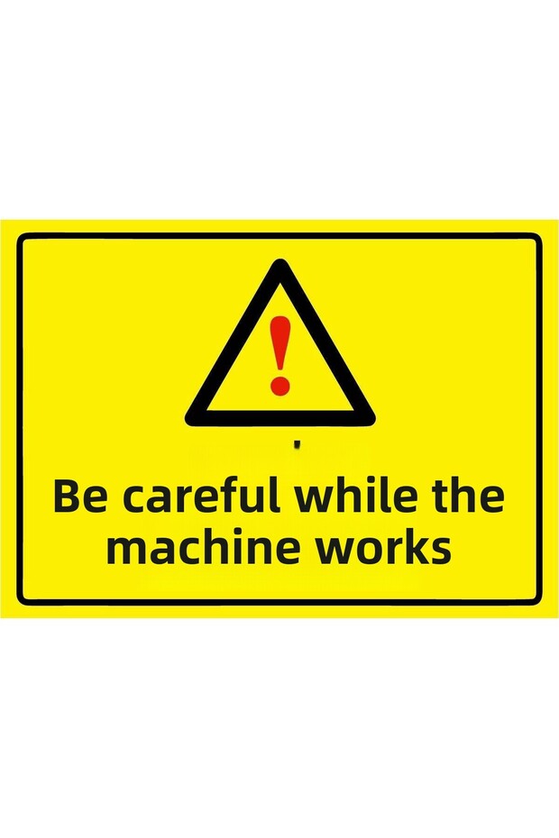 Machinery Operate with Care Isg Warning Sign Pvc A3 30X42 cm