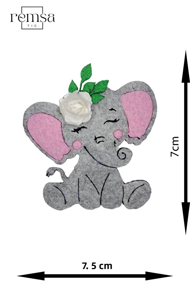 Felt Arma - Patch - Patch - Elephant Model (7,5cm X 7cm) - 1