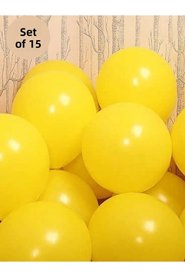 Pastel Yellow Balloon Birthday Party Decoration Balloon