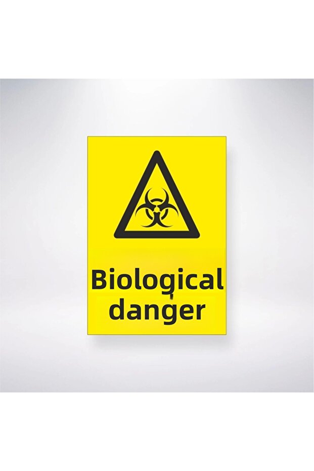 Biological Hazard Sticker 20X28 cm