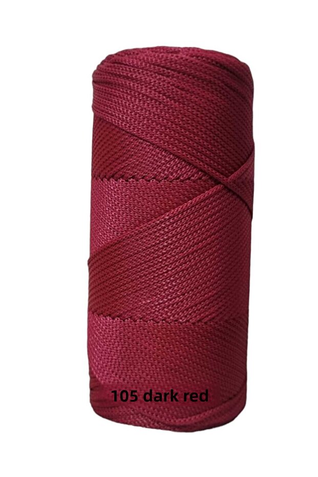 حبل مكرامية من البوليستر 200 جرام حبل مكرامية حقيبة حبل عداء حبل الحياكة رقم 4 - حبل مكرامية 1.4 ملم - 2