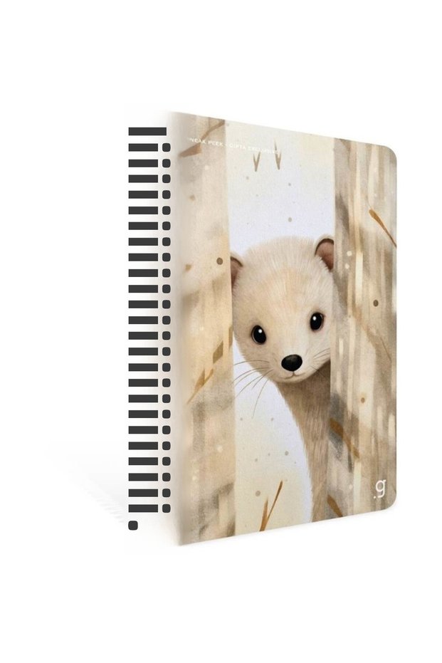Sneak Peek 80-Sheet Striped Spiral Notebook