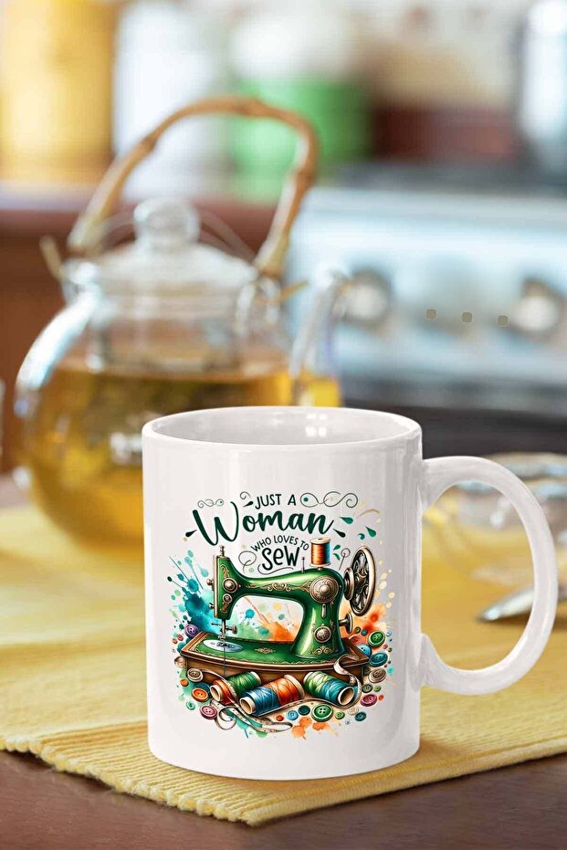 كوب مطبوع بآلة الخياطة - 1