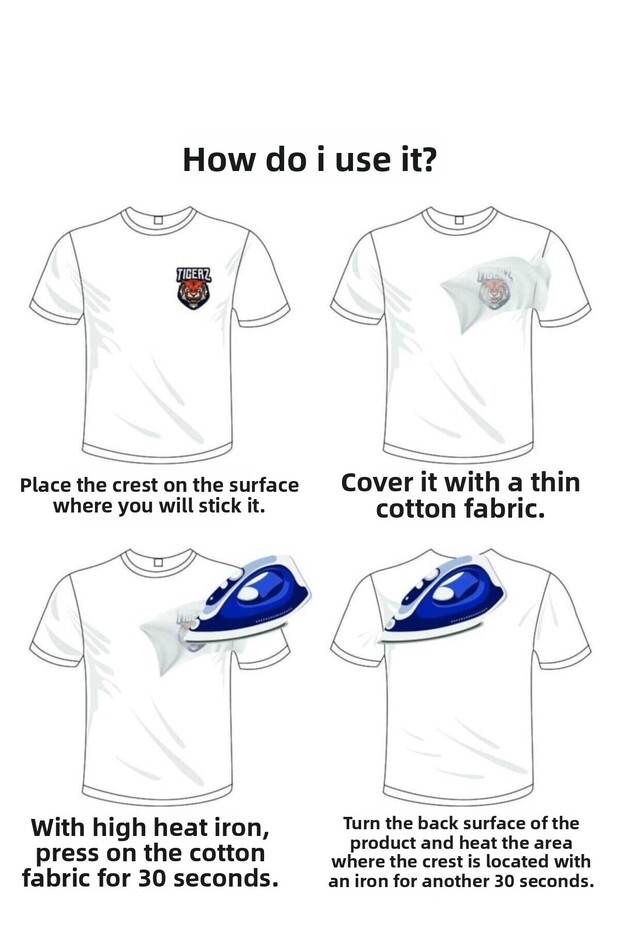 Strawberry Flake Sequin Crest - 3