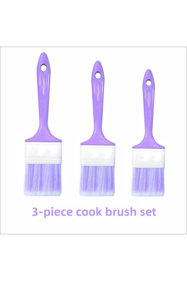 Cook and Food Brush Set of 3 Professional 7Cm-6Cm-4Cm