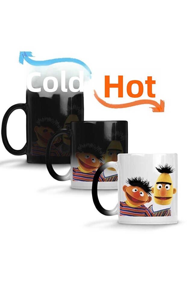 Magic Edi and Budu Cup - Sesame Street Porcelain Cup