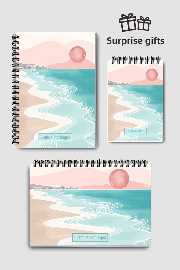Planning Set of 3, Daily Planner, Weekly Planner, To-Do List, Academic Agenda