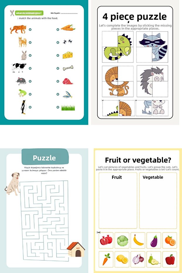 Pre-School Intelligence Development Exercises (18 A4 Sheets) - 3