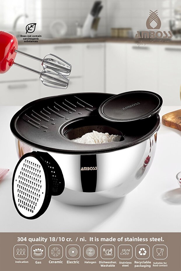 وعاء روبي 4 قطع متعدد الأغراض - 1