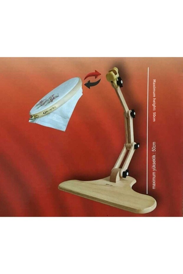 -Nurge 190-4 Adjustable Embroidery Stand with Seat