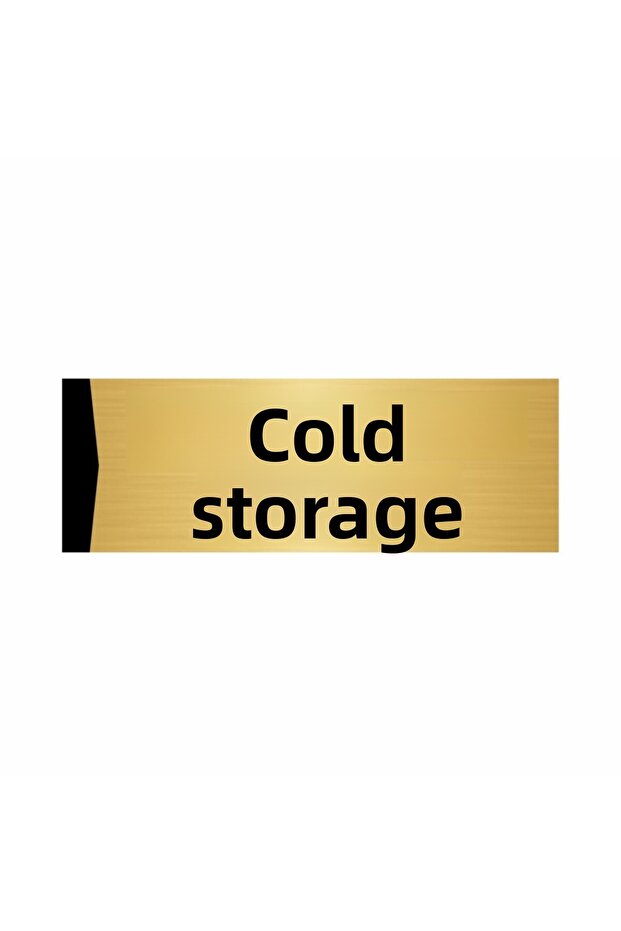 Cold Storage 5X20Cm Gold Color Metal Baffle Sheet