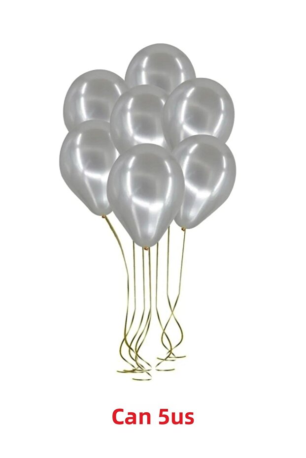 10-Piece Metallic Balloon - 1