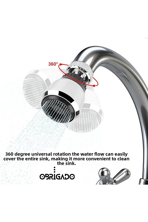 Water Saving 2 Mode Faucet Short Economic