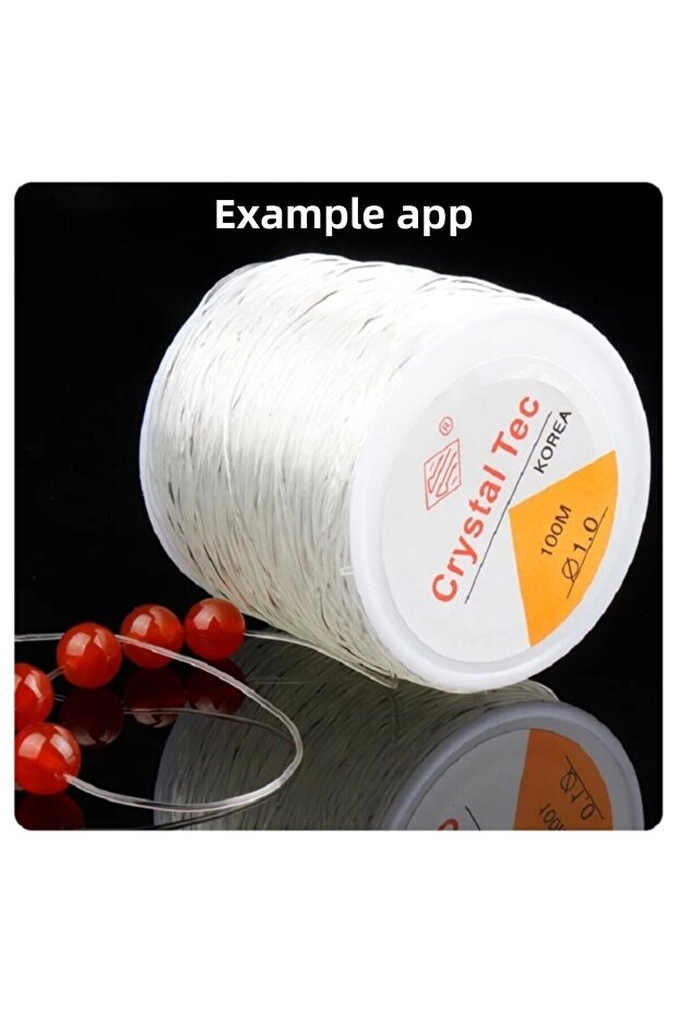 100 Meters Flexible Fish Tape Transparent Fish Tape Silicone Fish Tape (1mm Thick) - 3