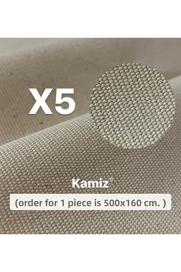 5 Meters Canvas Fabric, Suitable for Bag Making, Suitable for Canvas, Punch, Embroidery, Tarpaulin and Sunshade Making