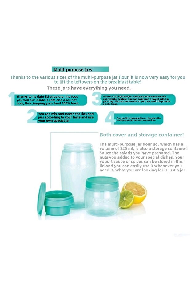 وعاء تخزين متعدد الأغراض 825 مل Hsgl - 4