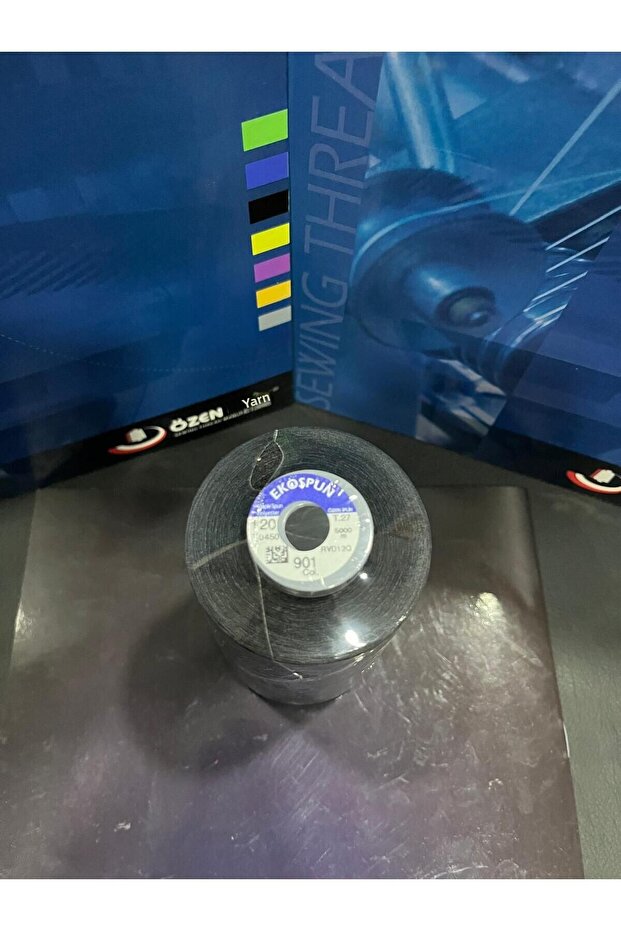 Black Sewing Thread 120 No 5000m Polyester - 3