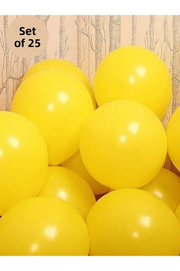 Pastel Yellow Balloon Birthday Party Decoration Balloon