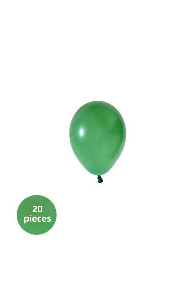 5 Inch Pastel Mini Green Balloon 20 Pieces