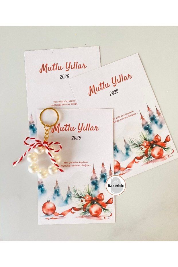 Christmas Gift Keychain - 5 Pieces