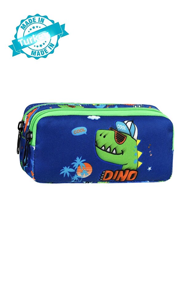 مقلمة مرخصة بنمط الديناصورات بجيبين - 2