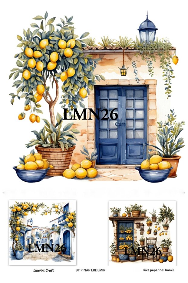 ورق تزيين نحاسي من LineArt LA-LMN26