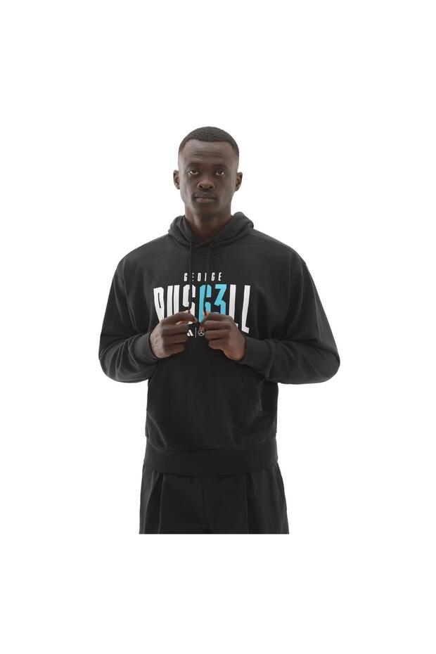 JZ8903-E Mercedes - Amg George Russell Hood M Erkek Sweatshirt Siyah - 1