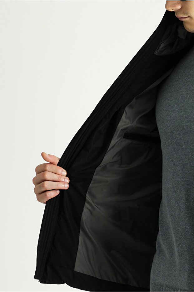 Kapüşonlu Şişme Mont - 5