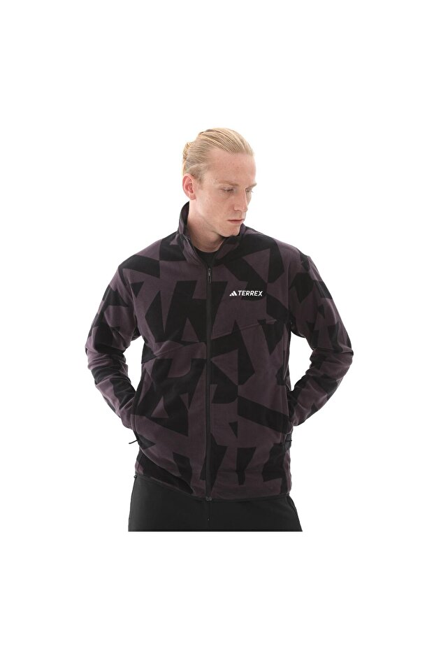 Terrex Multi Printed Full-Zip Fleece Fermuarlı Üst - 1