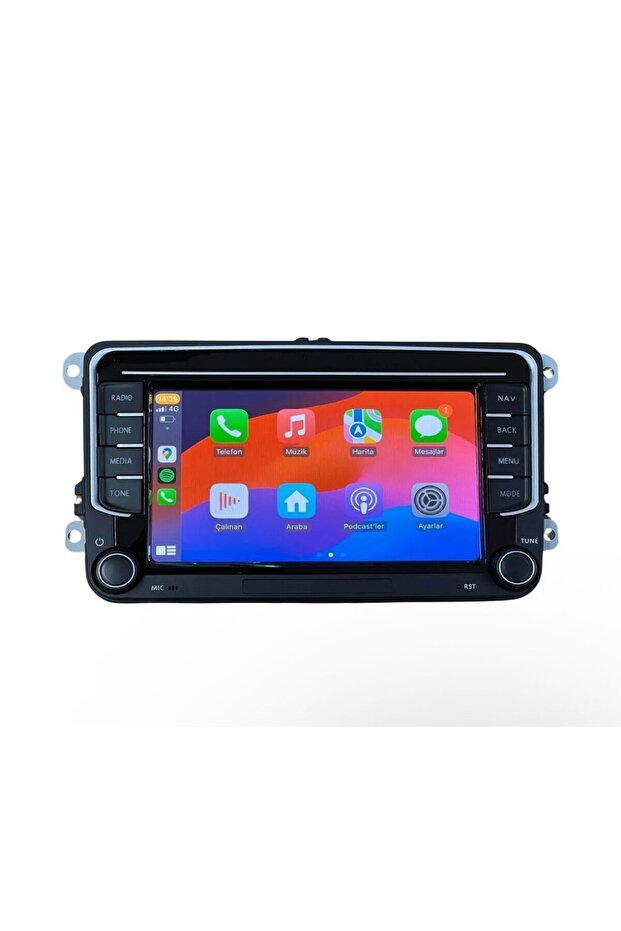 VOLKSWAGEN ARAÇLARA UYUMLU ANDROİD MULTİMEDİA 4GB RAM 64 GB HAFIZA TEYP Orjinal Görünüm Uyumlu - 2
