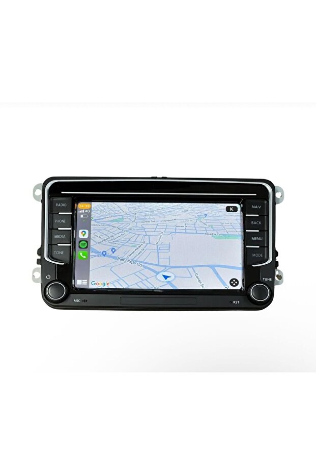 VOLKSWAGEN ARAÇLARA UYUMLU ANDROİD MULTİMEDİA 4GB RAM 64 GB HAFIZA TEYP Orjinal Görünüm Uyumlu - 3