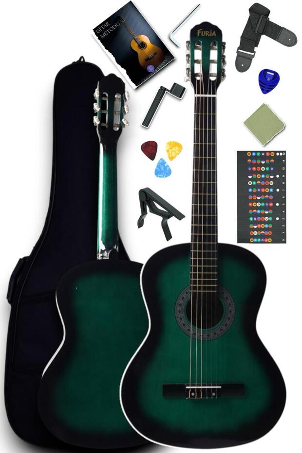 CG-3902GNS Klasik Gitar 4/4 Yetişkin Boy Sap Ayarlı Full Set - 1