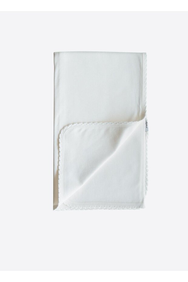 Organik New Basic Tek Kat Battaniye Ekru - 3