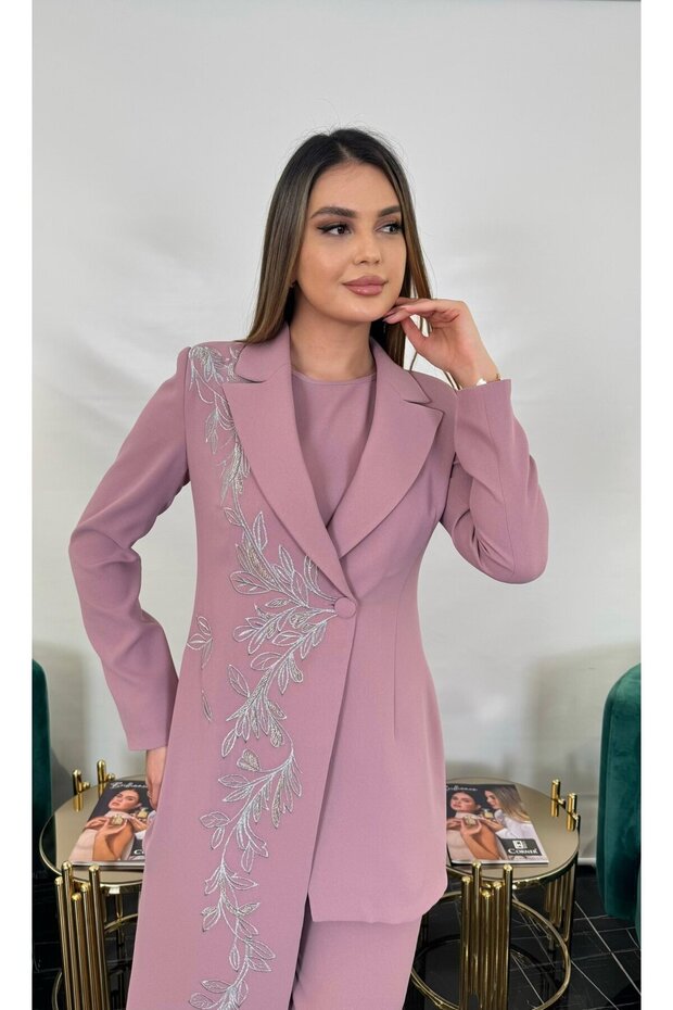 3248 طقم مطرز - 2