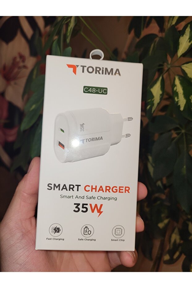 çift çıkış hızlı şarj 35W USB type-c - 1