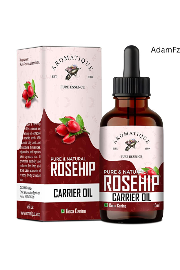 Pure & Natural Rosehip Carrier Oil – 15ml