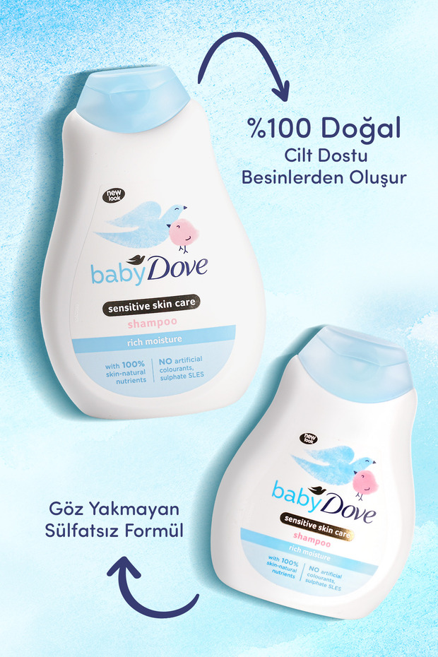 Hassas Ve Kuru Cilde Sahip Bebekler Için Saç Şampuanı 400 ml - 3