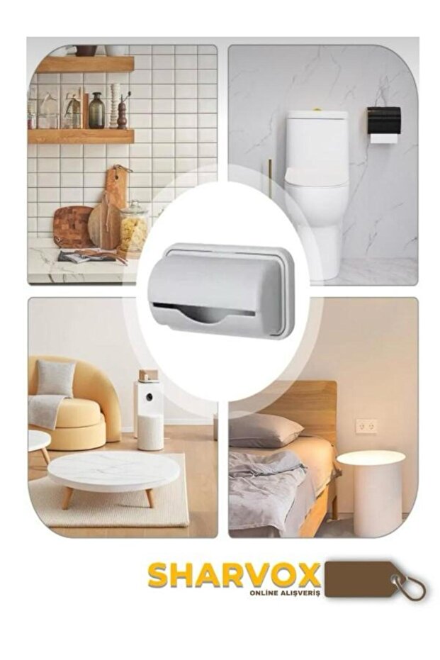 Yapışkanlı Çöp Poşeti Aparatı Çöp Poşeti Haznesi Çöp Poşeti Düzenleyici Aparat - 4