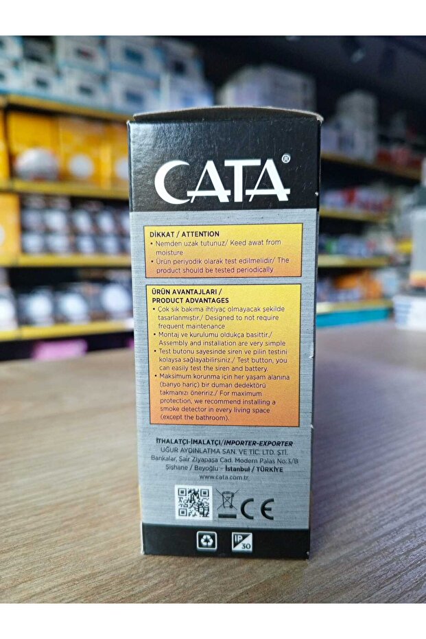 CT-9451 Pilli Duman Dedektörü ( Pil Hariçtir ) - 3