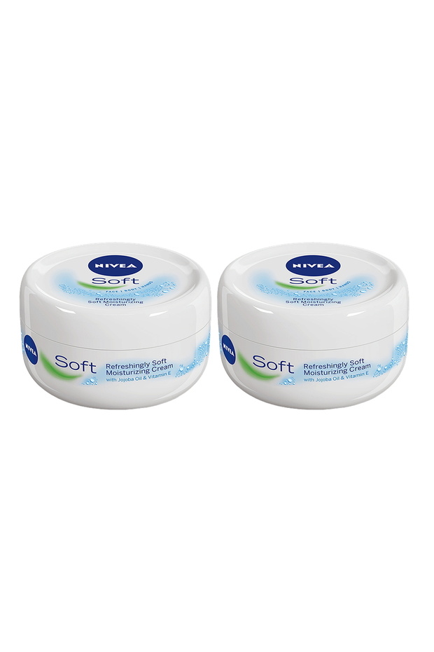 Soft Cream Value Pack 2 x 200ml – Refreshing Moisturizer for Face, Body & Hands - 1