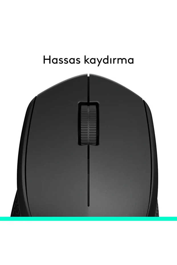 M280 Comfort Plus USB Alıcılı 1000 DPI Kablosuz Mouse - Siyah - 5