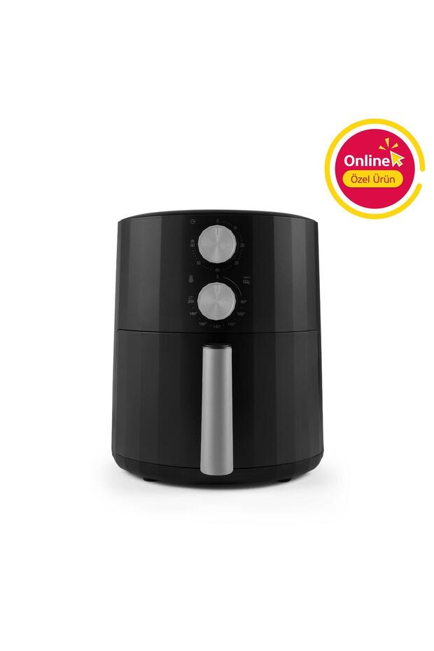 SK-6705 5.5Litre Airfry Silent Pro Mekanik Siyah - 1