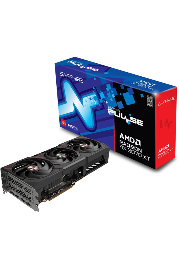 Pulse AMD Radeon RX 9070 XT 11348-03-20G 16GB GDDR6 256Bit Gaming (Oyuncu) Ekran Kartı - 1